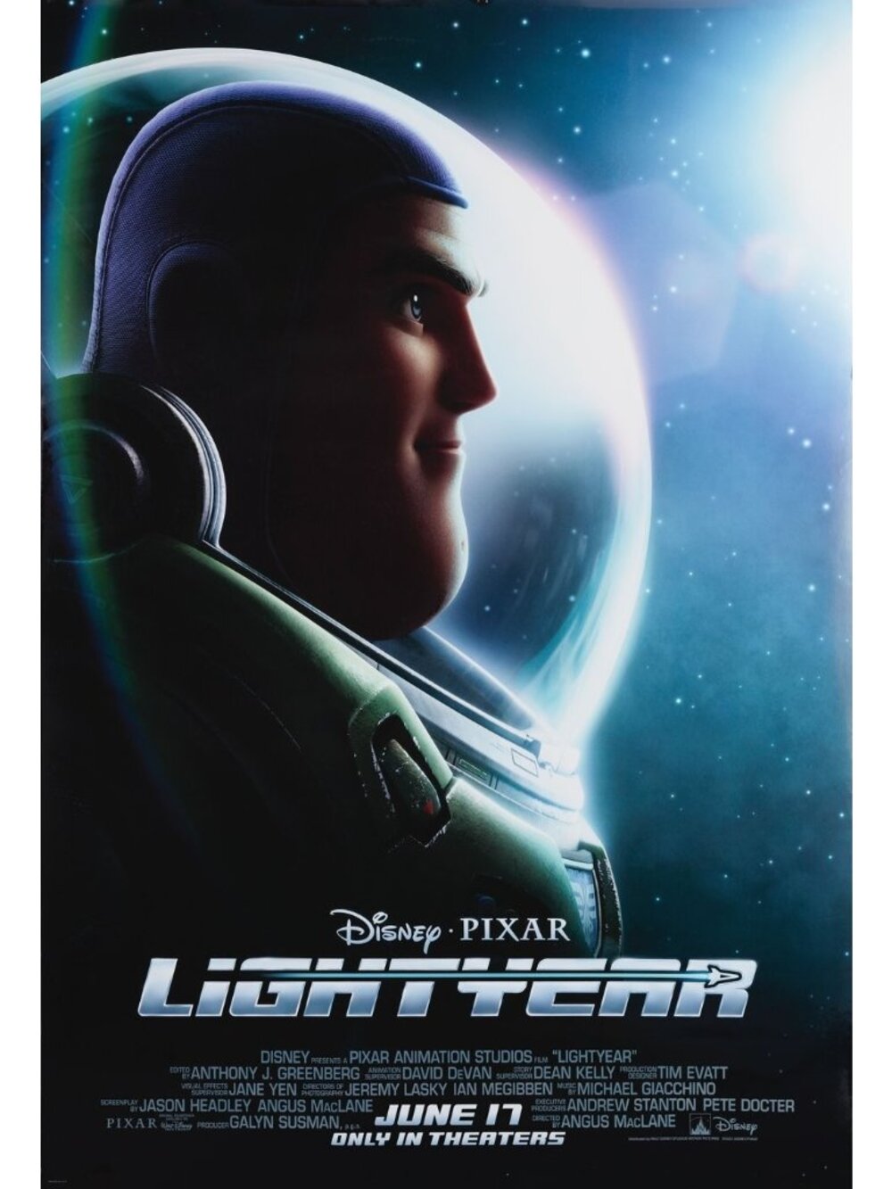 Lightyear 2022 Disney Pixar Original DS Double Sided 27x40 Payoff Movie Poster